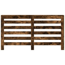 Cache-radiateur chêne fumé 149x20x82 cm bois d'ingénierie 