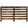Cache-radiateur chêne fumé 149x20x82 cm bois d'ingénierie 
