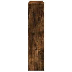 Cache-radiateur chêne fumé 149x20x82 cm bois d'ingénierie 
