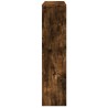 Cache-radiateur chêne fumé 149x20x82 cm bois d'ingénierie 