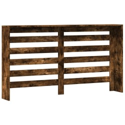 Cache-radiateur chêne fumé 149x20x82 cm bois d'ingénierie 