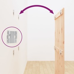 Tête de lit murale 82,5x3x110 cm Bois massif de pin 