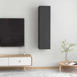 Meubles TV 2 pcs Gris 30,5x30x60 cm Bois d’ingénierie 