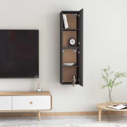 Meubles TV 2 pcs Gris 30,5x30x60 cm Bois d’ingénierie 