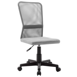 Chaise de bureau Gris 44x52x100 cm Tissu en maille 