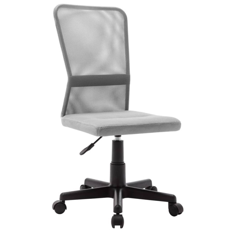 Chaise de bureau Gris 44x52x100 cm Tissu en maille 