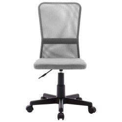 Chaise de bureau Gris 44x52x100 cm Tissu en maille 