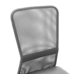 Chaise de bureau Gris 44x52x100 cm Tissu en maille 