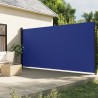 Auvent latéral rétractable bleu 220x300 cm 