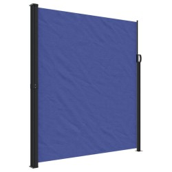 Auvent latéral rétractable bleu 220x300 cm 