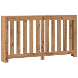 Cache-radiateur chêne artisanal 149x20x82 cm bois d'ingénierie 
