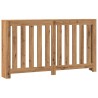 Cache-radiateur chêne artisanal 149x20x82 cm bois d'ingénierie 