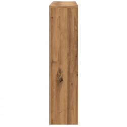 Cache-radiateur chêne artisanal 149x20x82 cm bois d'ingénierie 