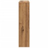 Cache-radiateur chêne artisanal 149x20x82 cm bois d'ingénierie 