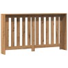 Cache-radiateur chêne artisanal 149x20x82 cm bois d'ingénierie 