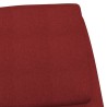 Chaise de relaxation Rouge bordeaux Tissu 