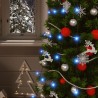 Lampes solaires 5 pcs 5x200 LED Bleu Intérieur Extérieur 