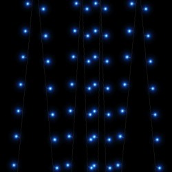 Lampes solaires 5 pcs 5x200 LED Bleu Intérieur Extérieur 