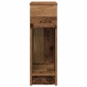Tables de chevet avec tiroir 2 pcs vieux bois 20x36x60 cm 