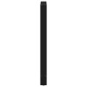 Pieds de table de bar Noir 2 pièces 60 x (100-101) cm Acier 