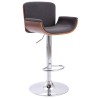 Tabouret de bar Gris Tissu 