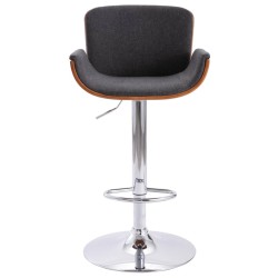 Tabouret de bar Gris Tissu 