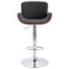 Tabouret de bar Gris Tissu 