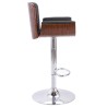 Tabouret de bar Gris Tissu 