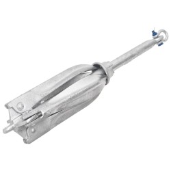 Ancre pliable argenté 12 kg fonte galvanisée à chaud 