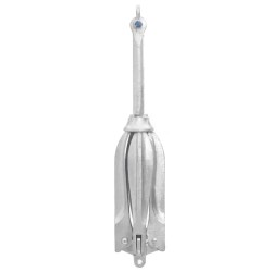 Ancre pliable argenté 12 kg fonte galvanisée à chaud 