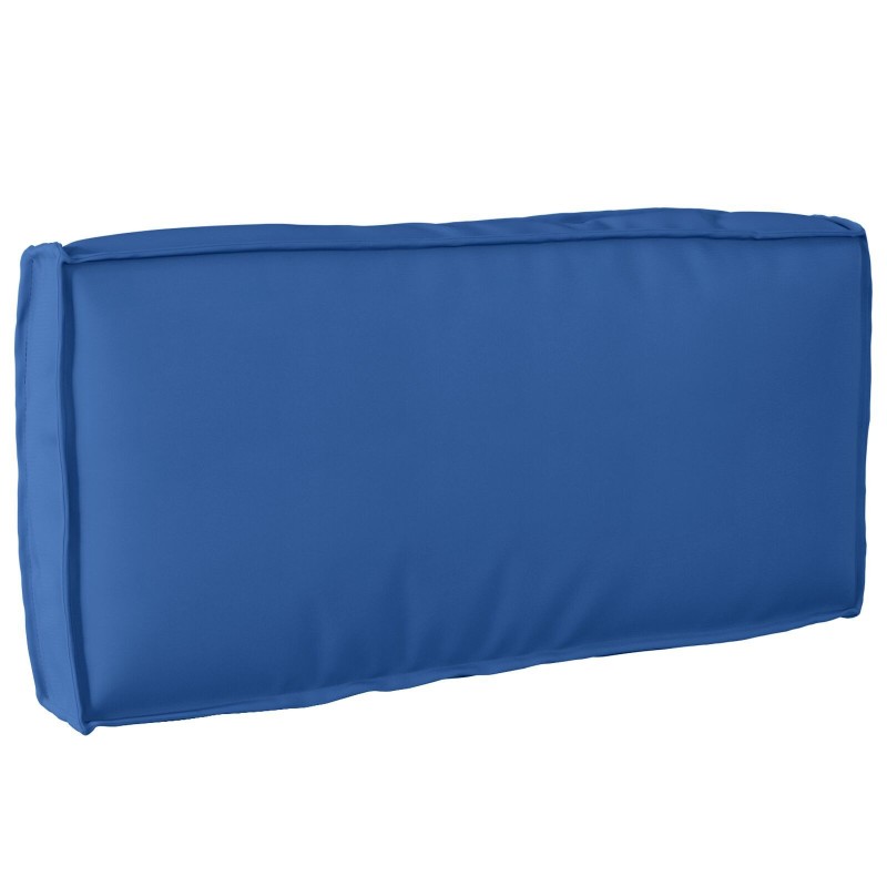 Set de coussins de palette 2 pièces bleu royal en tissu Oxford 