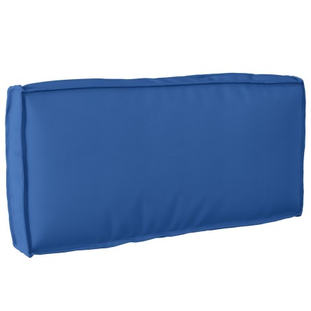 Set de coussins de palette 2 pièces bleu royal en tissu Oxford 