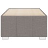 Cadre de lit sans matelas taupe 90x190 cm tissu 