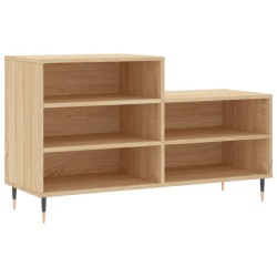 Armoire à chaussures Chêne sonoma 102x36x60cm Bois d'ingénierie 