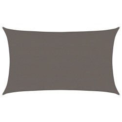 Voile d'ombrage 160 g/m² Anthracite 5x8 m PEHD 