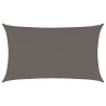 Voile d'ombrage 160 g/m² Anthracite 5x8 m PEHD 