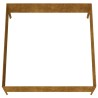 Lit surélevé de jardin 100x100x41 cm acier corten 