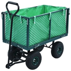 Chariot à main de jardin Vert 350 kg 