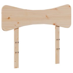Cadre de lit sans matelas 75x190 cm bois de pin massif 