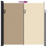 Auvent latéral rétractable beige 200x300 cm 