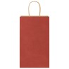 Sacs en papier 250 pcs avec poignées rouge 21x11x36 cm 