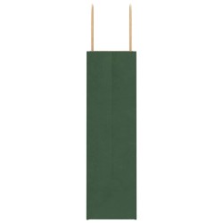 Sacs en papier 250 pcs avec poignées vert 21x11x36 cm 