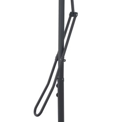 Parasol d'extérieur avec mât en acier 250x250 cm vert 