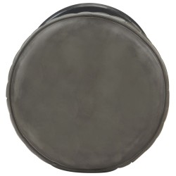 Tabouret de bar Gris Cuir véritable 