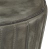 Tabouret de bar Gris Cuir véritable 