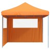 Tente de réception pliable escamotable avec 2 parois latérales 