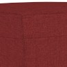 Banc Rouge bordeaux 100x35x41 cm Tissu 