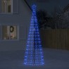Sapin de Noël à LED avec pointes 570 LED bleu 300 cm 