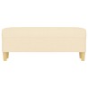 Banc Crème 100x35x41 cm Tissu 