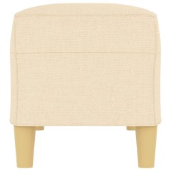 Banc Crème 100x35x41 cm Tissu 